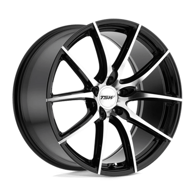 TSW SPRINT 19X9.5 GLOSS BLACK W/ MIRROR CUT FACE