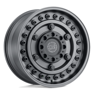 Black Rhino Hard Alloys ARMORY 16X8 GUN BLACK