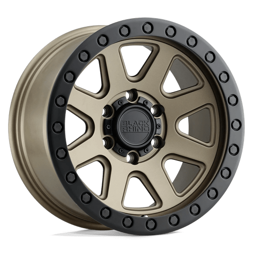 Black Rhino Hard Alloys BAKER 17X8.5 MATTE BRONZE W/ BLACK RING