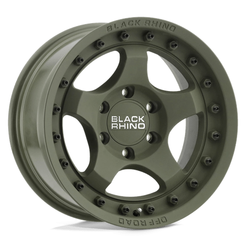 Black Rhino Hard Alloys BANTAM 16X8 OLIVE DRAB GREEN