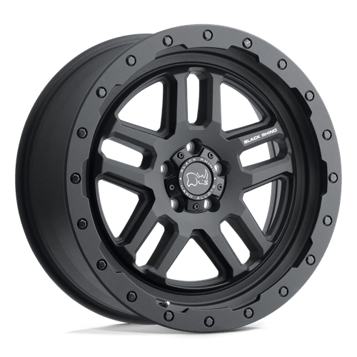 Black Rhino Hard Alloys BARSTOW 17X8 TEXTURED MATTE BLACK