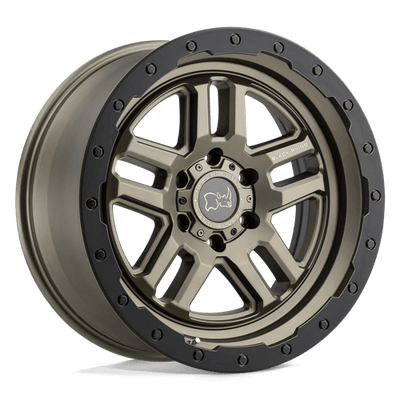 Black Rhino Hard Alloys BARSTOW 18X9.5 MATTE BRONZE W/ MATTE BLACK RING