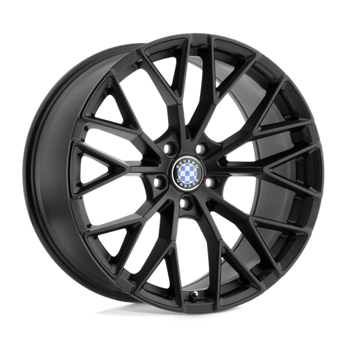 Beyern ANTLER 17X8 DOUBLE BLACK - MATTE BLACK W/ GLOSS BLACK FACE