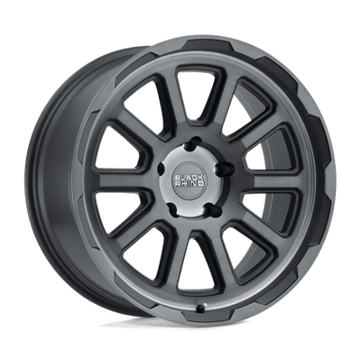 Black Rhino Hard Alloys CHASE 17X8 BRUSHED GUNMETAL