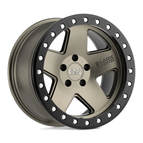 Black Rhino Hard Alloys CRAWLER 18X9.5 MATTE BRONZE W/ BLACK RING