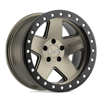 Black Rhino Hard Alloys CRAWLER 18X9.5 MATTE BRONZE W/ BLACK RING