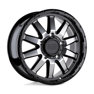 Black Rhino Hard Alloys EXCURSION 17X7.5 GLOSS BLACK W/ MIRROR FACE