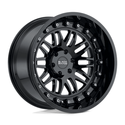 Black Rhino Hard Alloys FURY 17X9.5 GLOSS BLACK