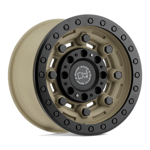 Black Rhino Hard Alloys GARRISON BEADLOCK 17X8.5 DESERT W/ MATTE BLACK RING