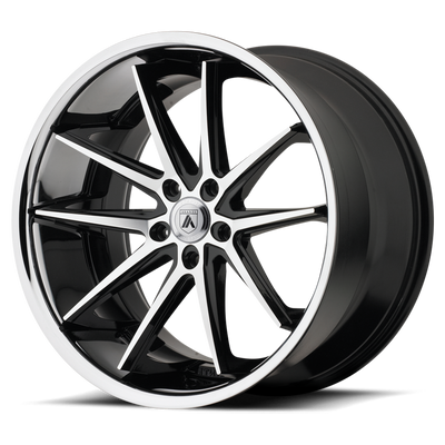 Asanti Black ABL-5 ALTAIR 22X10.5 MACHINED FACE W/ SS LIP