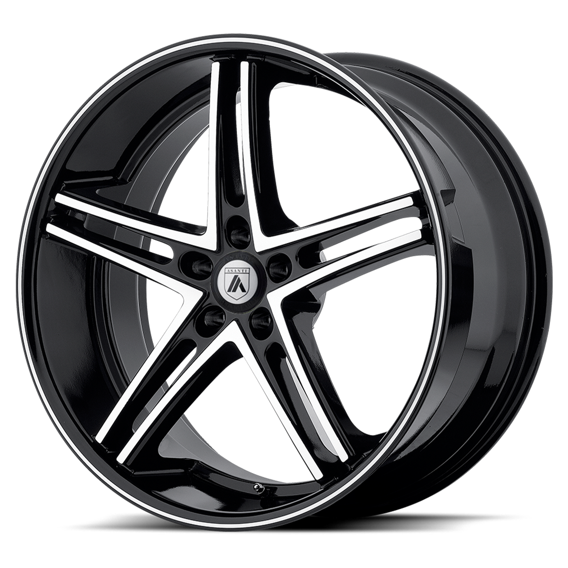 Asanti Black ABL-7 22X9 MACHINED FACE W/ BLACK LIP