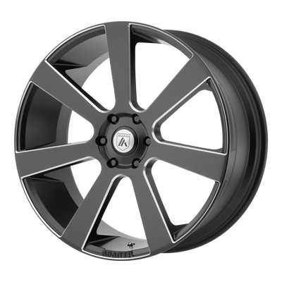 Asanti Black ABL-15 APOLLO 28X10 SATIN BLACK MILLED