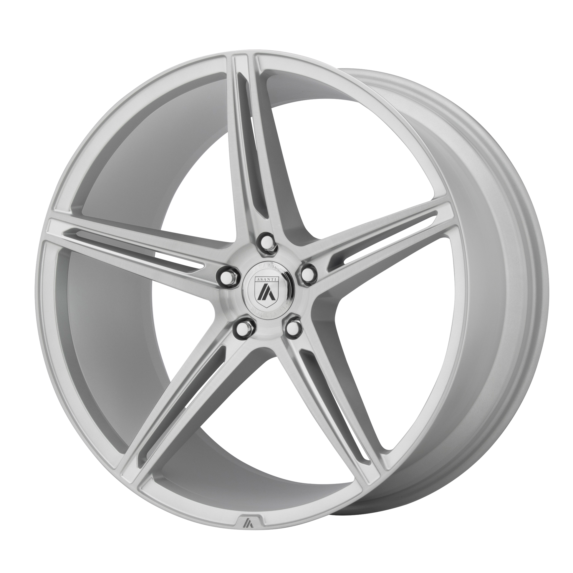 Asanti Black ABL-22 ALPHA 5 20X10.5 BRUSHED SILVER