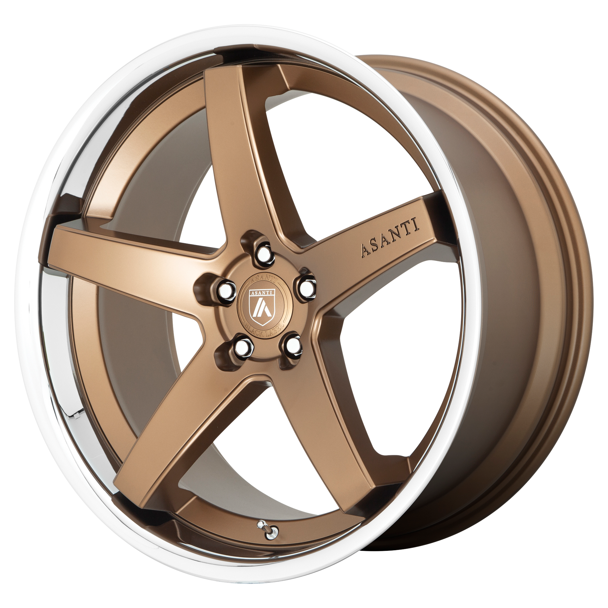 Asanti Black ABL31 REGAL 20X9 SATIN BRONZE W/ CHROME LIP