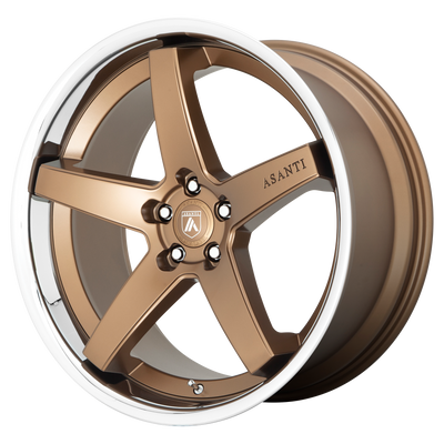 Asanti Black ABL31 REGAL 20X9 SATIN BRONZE W/ CHROME LIP