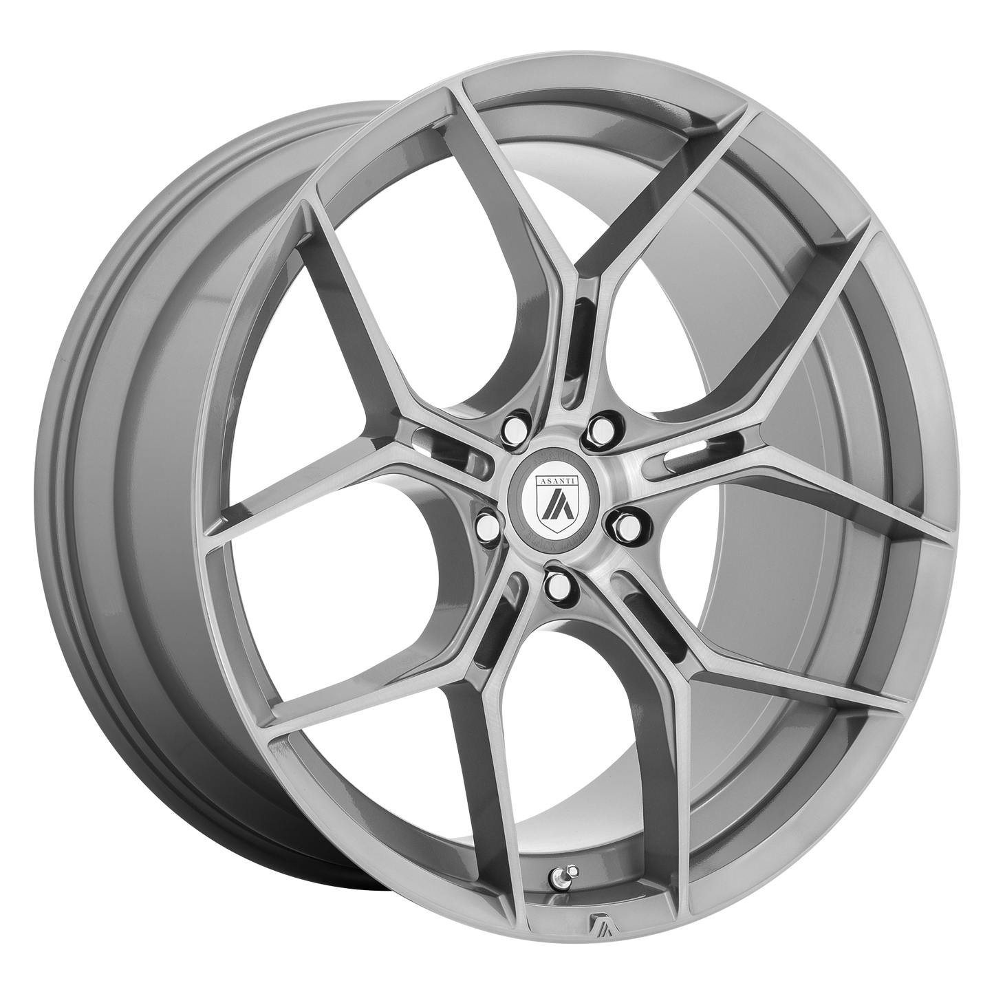 Asanti Black ABL-37 MONARCH 20X9 TITANIUM BRUSHED