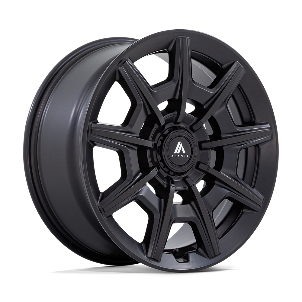 Asanti Black AB041 ESQUIRE 22X10.5 SATIN BLACK GLOSS BLACK FACE