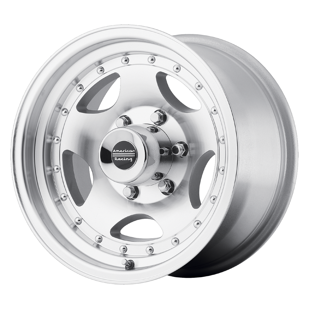 American Racing AR23 15X10 MACHINED W/ CLEAR COAT