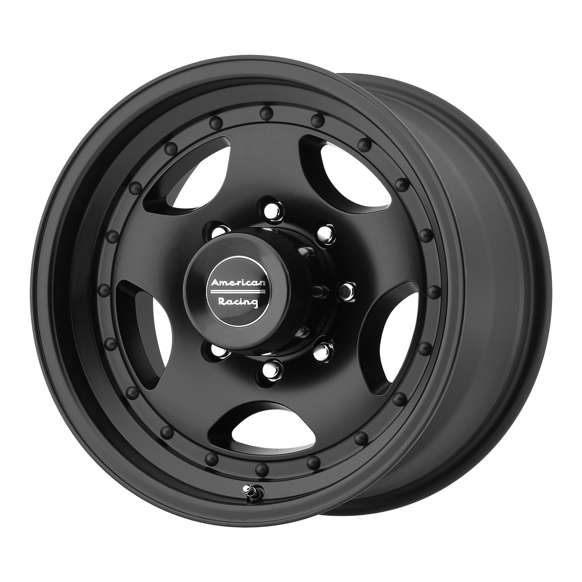 American Racing AR23 15X8 SATIN BLACK W/ CLEAR COAT
