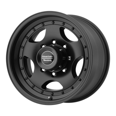American Racing AR23 15X8 SATIN BLACK W/ CLEAR COAT