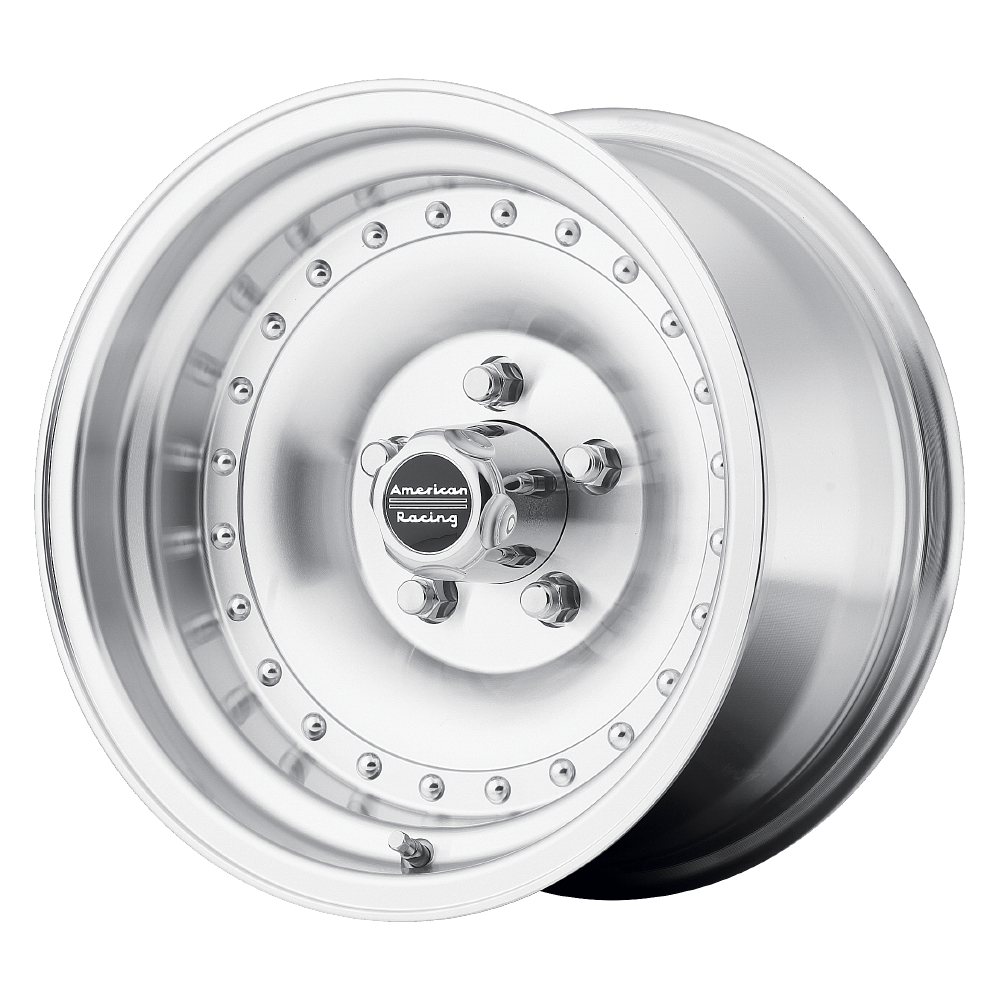 American Racing AR61 OUTLAW I 14X7 MACHINED W/ CLEAR COAT