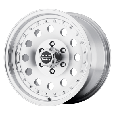 American Racing AR62 OUTLAW II 14X7 MACHINED W/ CLEAR COAT