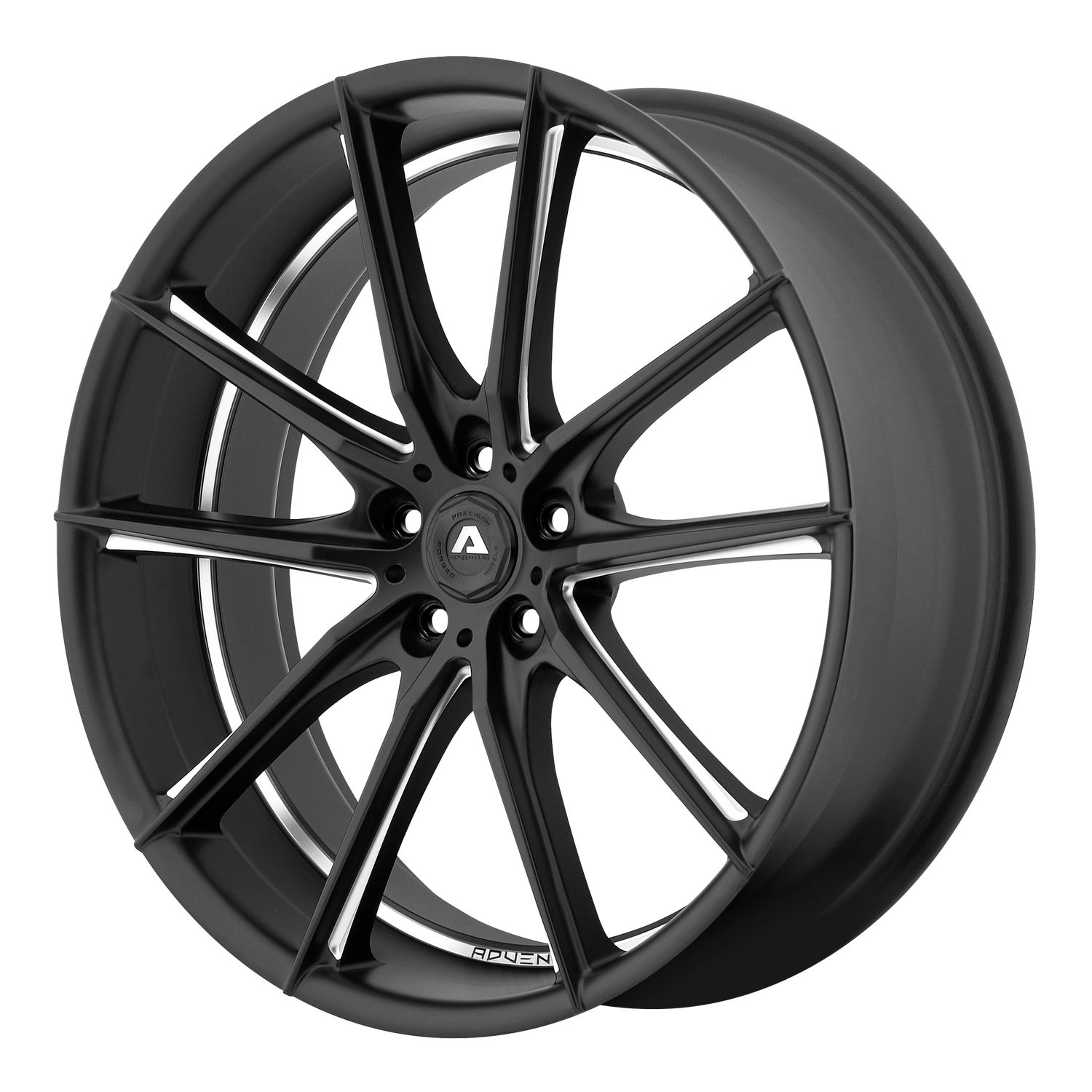 Adventus AVX-10 22X10 MATTE BLACK MILLED