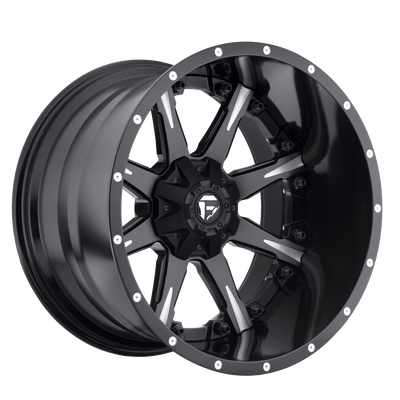 Fuel 1PC D251 NUTZ 20X9 MATTE BLACK MILLED