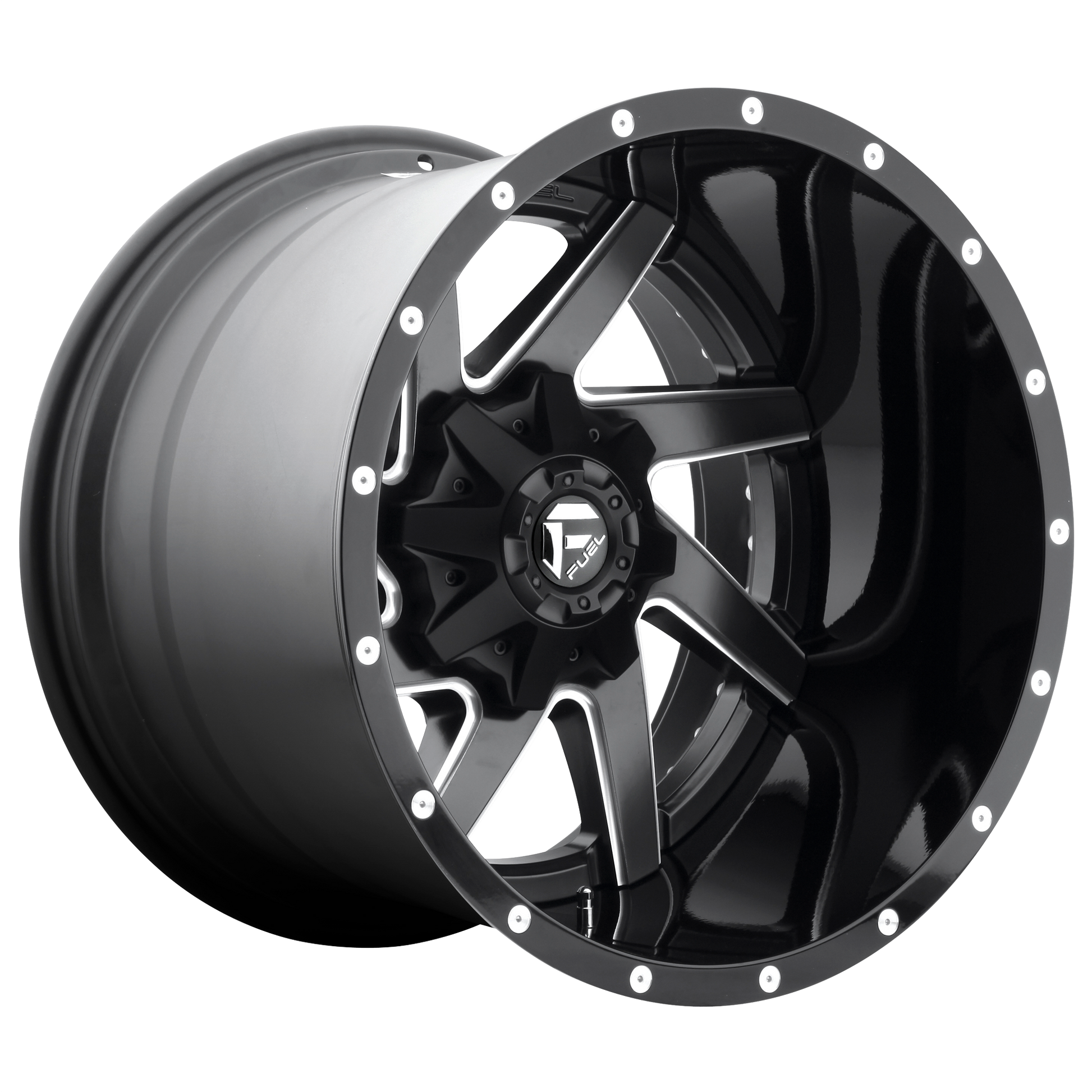 Fuel 1PC D265 RENEGADE 24X12 MATTE BLACK MILLED