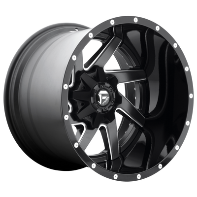 Fuel 1PC D265 RENEGADE 24X12 MATTE BLACK MILLED