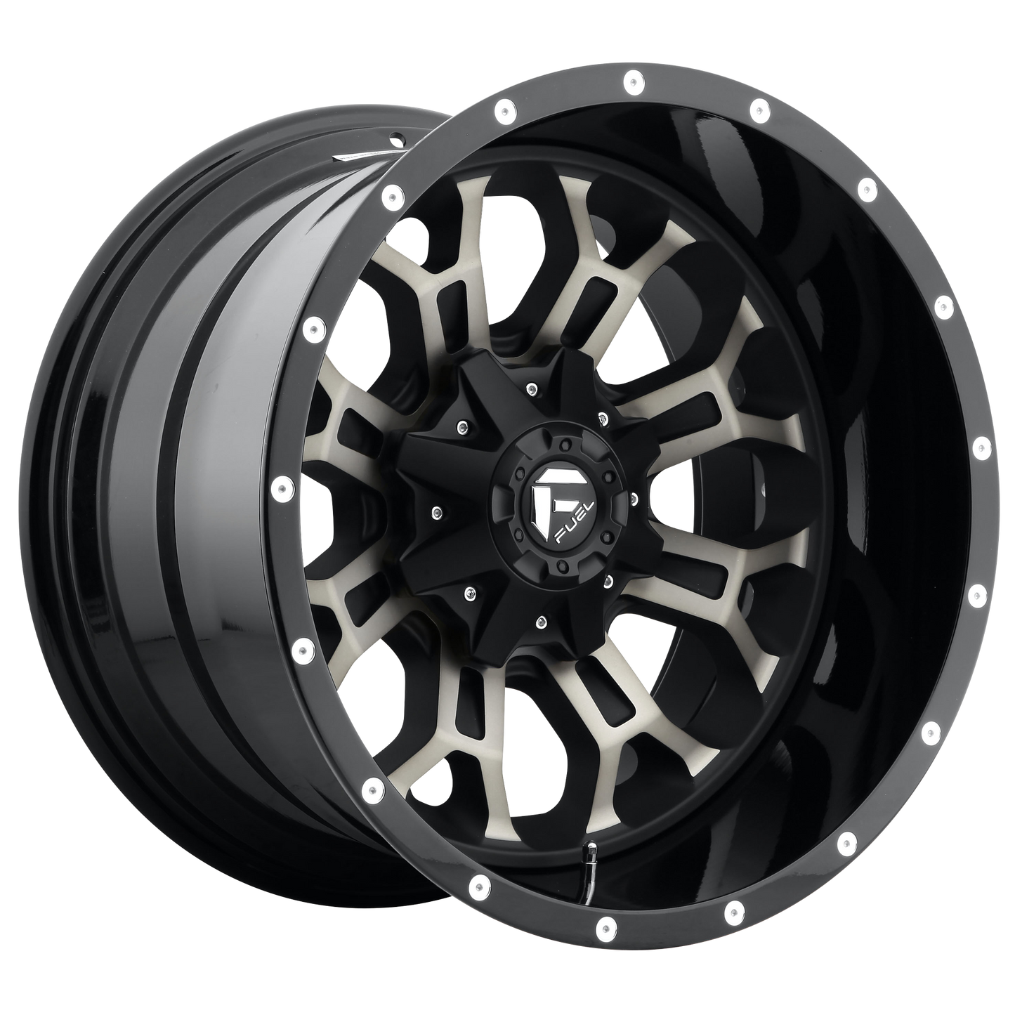 Fuel 1PC D268 CRUSH 20X10 MATTE BLACK DOUBLE DARK TINT