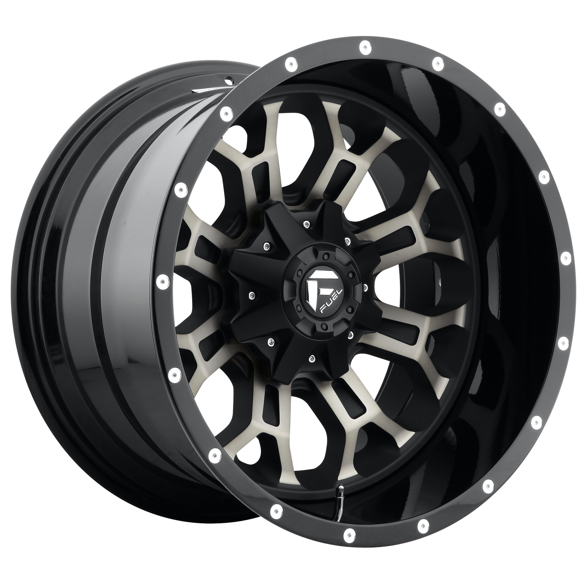 Fuel 1PC D268 CRUSH 20X10 MATTE BLACK DOUBLE DARK TINT