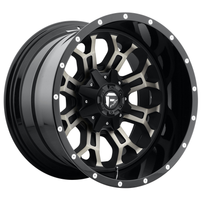 Fuel 1PC D268 CRUSH 20X10 MATTE BLACK DOUBLE DARK TINT