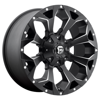 Fuel UTV D546 ASSAULT 15X7 MATTE BLACK MILLED