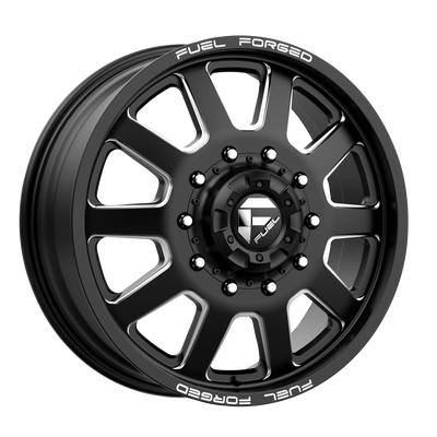 Fuel Mono FF09 24X8.25 MATTE BLACK MILLED