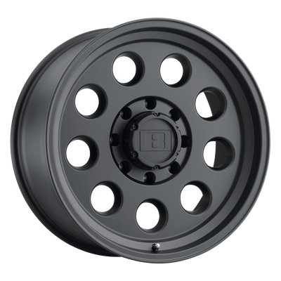 Level 8 HAULER 16X8.5 MATTE BLACK