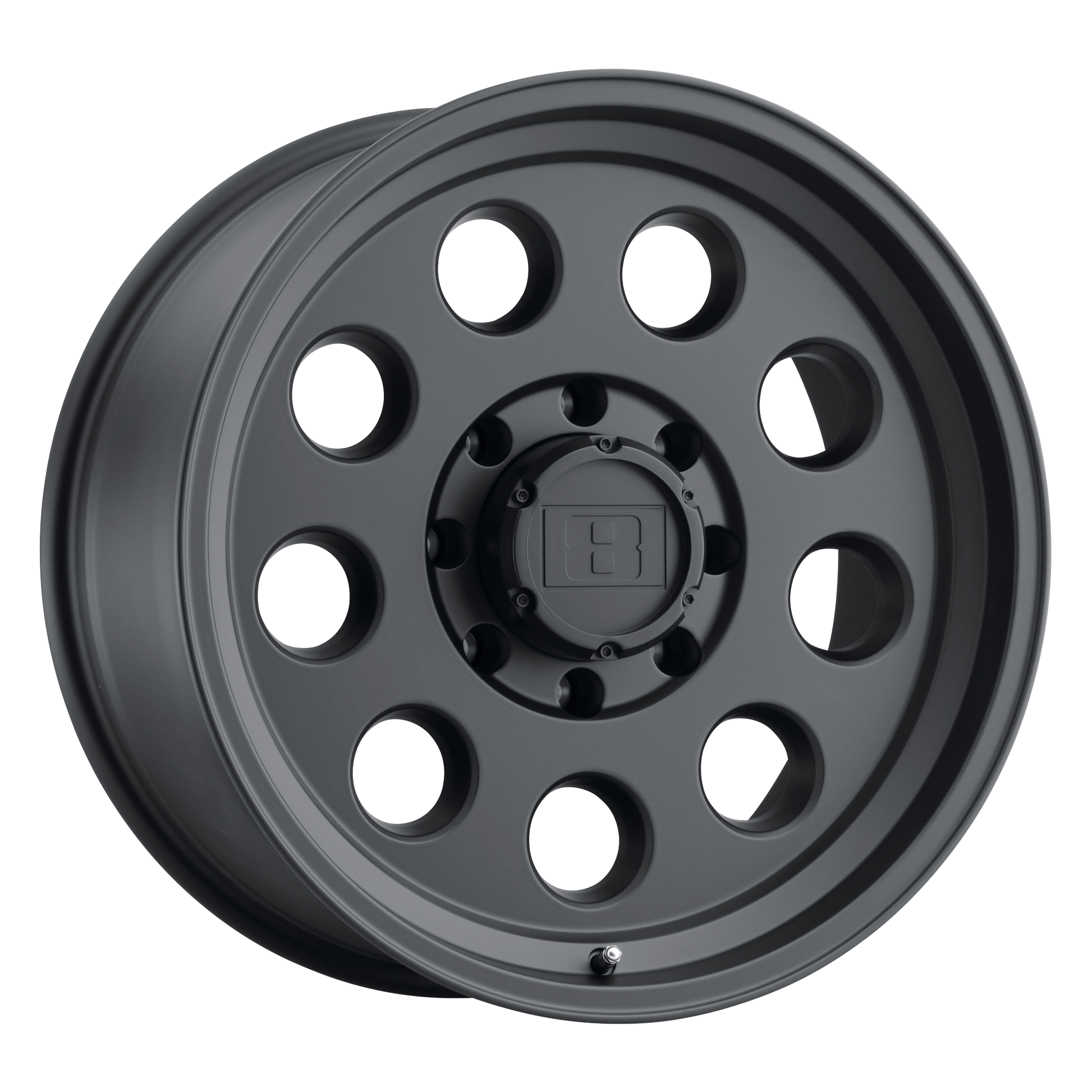 Level 8 HAULER 16X6 MATTE BLACK