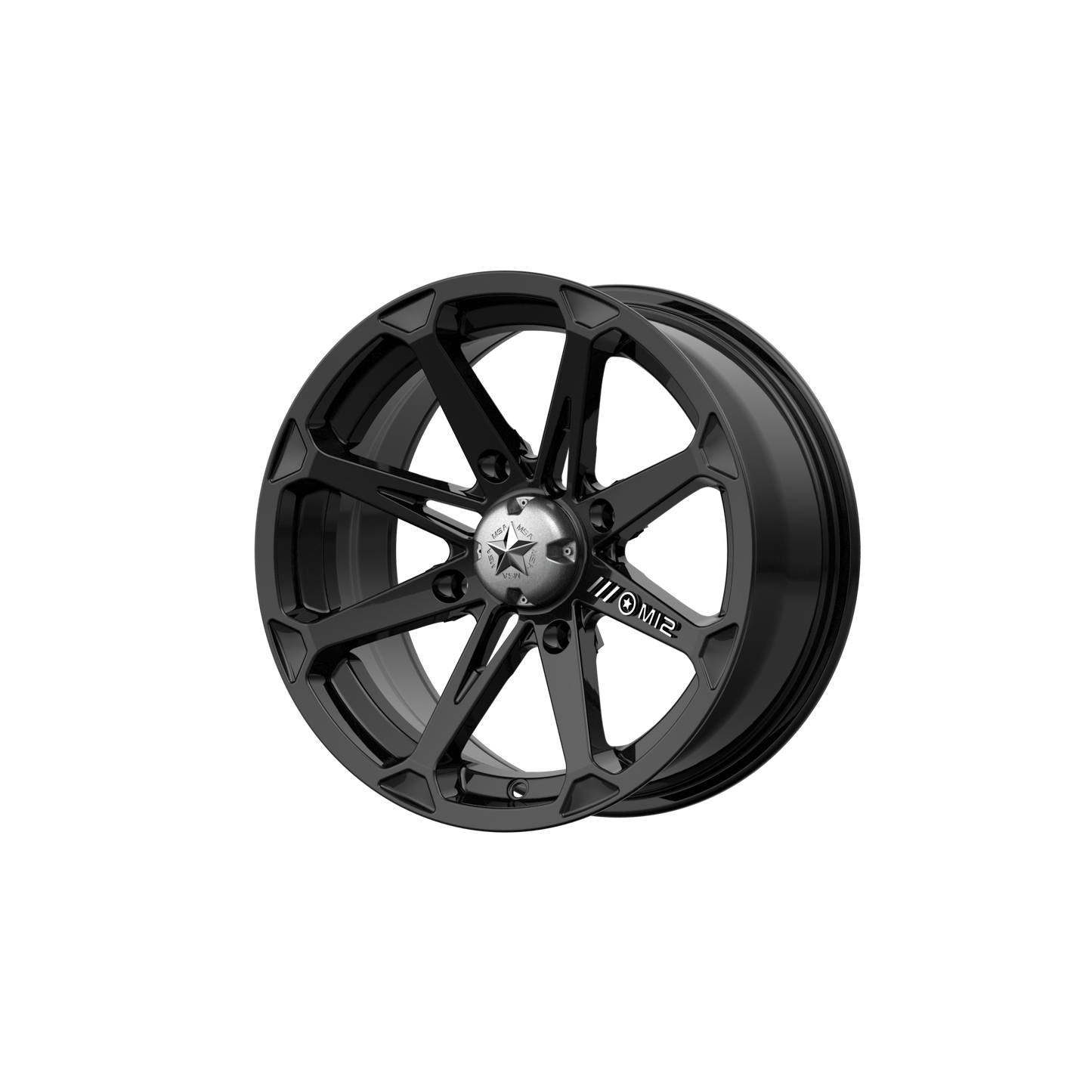 MSA Offroad Wheels M12 DIESEL 22X7 GLOSS BLACK