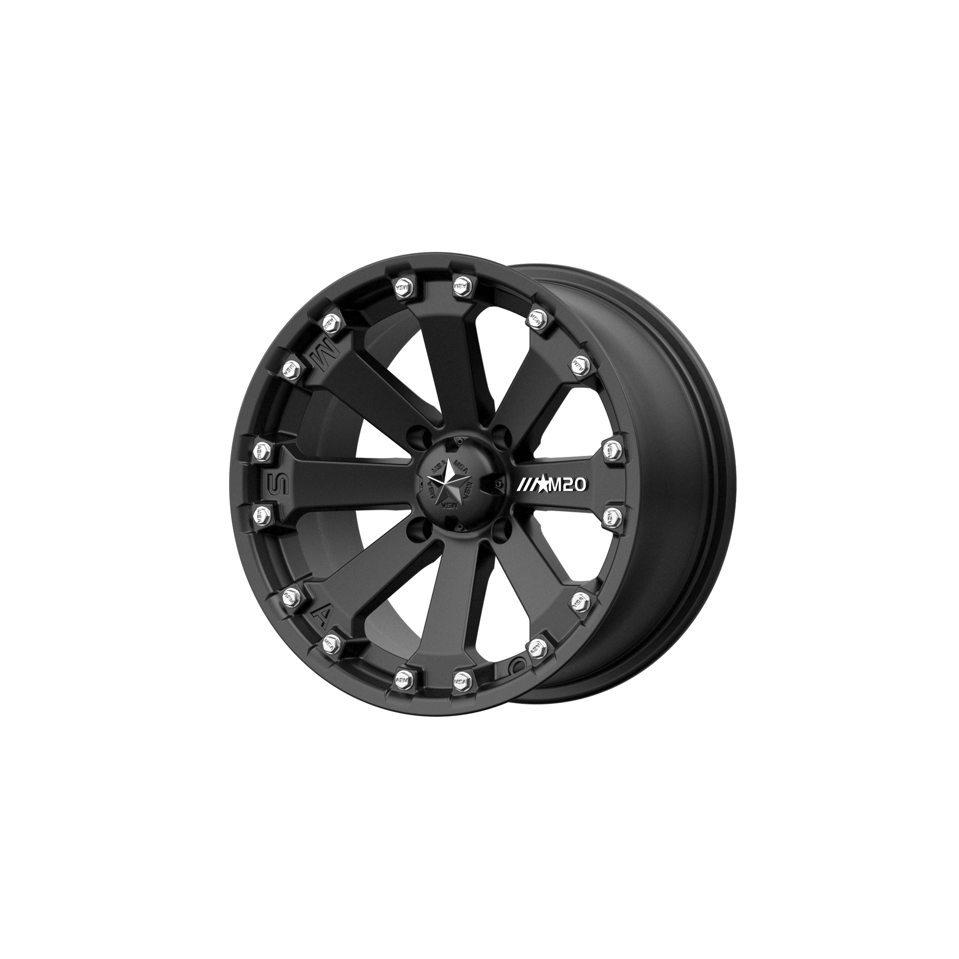 MSA Offroad Wheels M20 KORE 14X7 MATTE BLACK