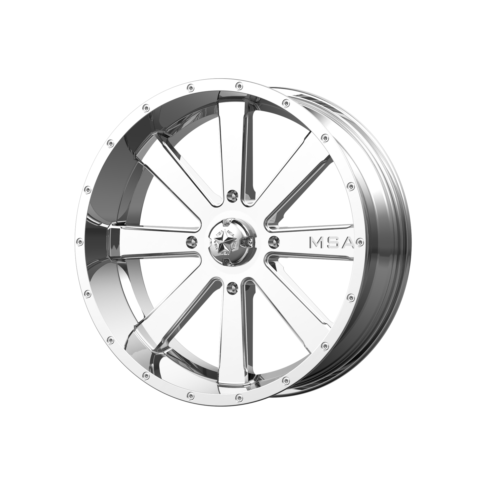MSA Offroad Wheels M34 FLASH 24X7 CHROME