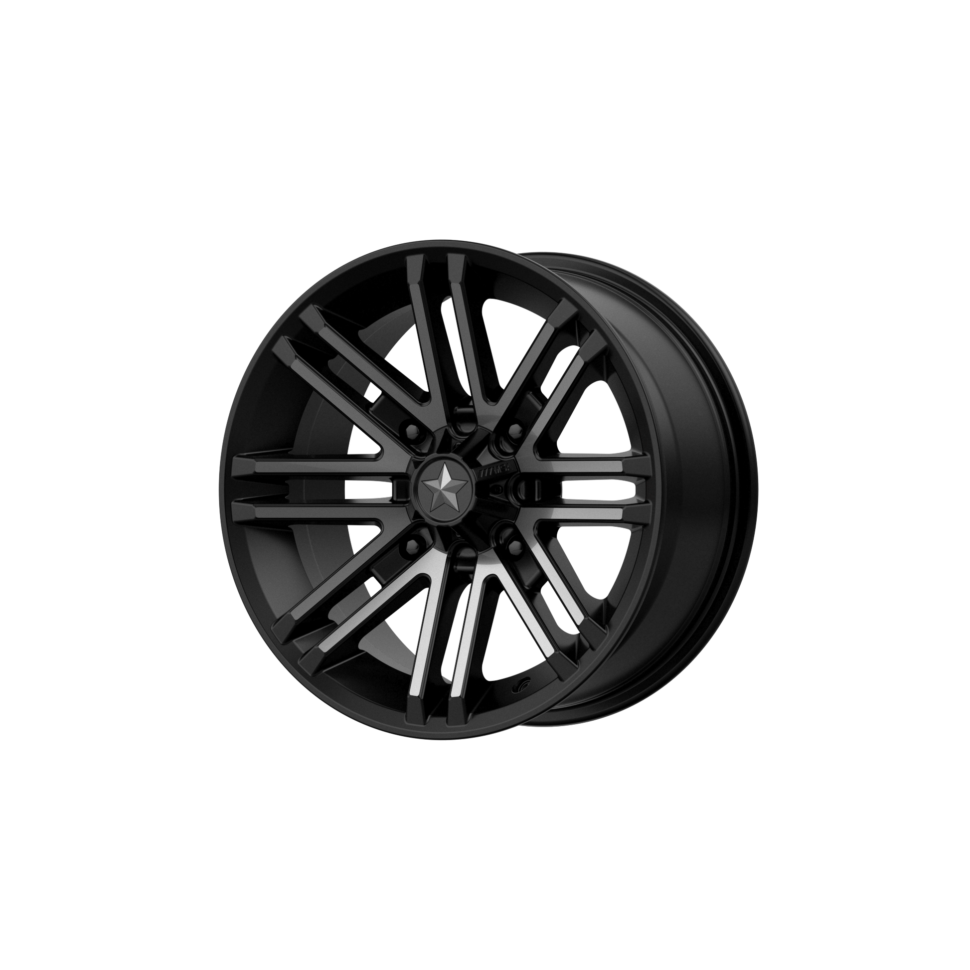 MSA Offroad Wheels M40 ROGUE 16X7 SATIN BLACK W/ TITANIUM TINT