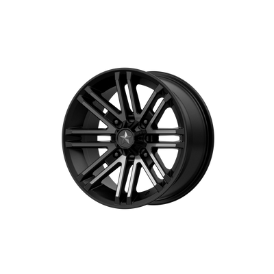 MSA Offroad Wheels M40 ROGUE 16X7 SATIN BLACK W/ TITANIUM TINT