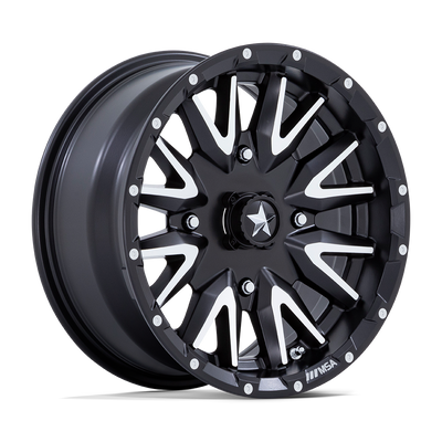 MSA Offroad Wheels M49 CREED 14X7 MATTE BLACK MACHINED