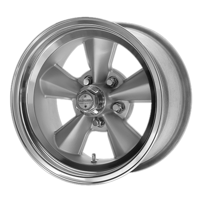 American Racing Vintage VNT70R 15X7 GUN METAL W/ POLISHED LIP