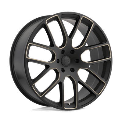 Black Rhino Hard Alloys KUNENE 22X9.5 MATTE BLACK W/ DARK TINT MILLED SPOKES