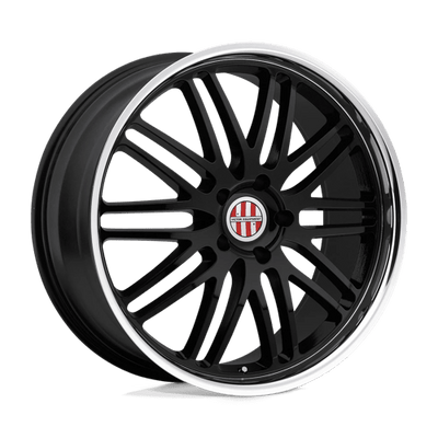 Victor Equipment LEMANS 20X11 GLOSS BLACK W/ MIRROR CUT LIP