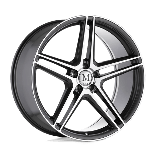 Mandrus BREMEN 20X10 GLOSS GUNMETAL W/ MIRROR CUT FACE