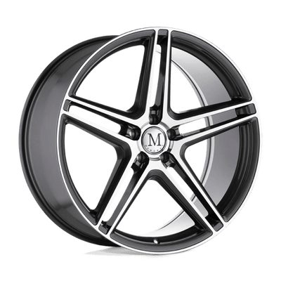 Mandrus BREMEN 20X10 GLOSS GUNMETAL W/ MIRROR CUT FACE