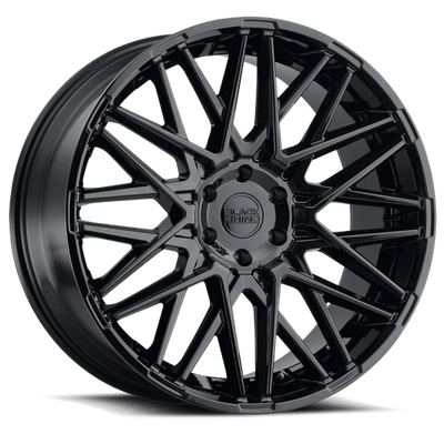 Black Rhino Hard Alloys MOROCCO 20X9 GLOSS BLACK