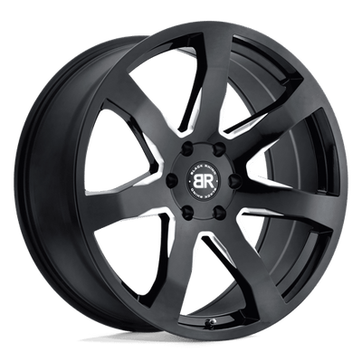 Black Rhino Hard Alloys MOZAMBIQUE 18X8.5 GLOSS BLACK & MILLED